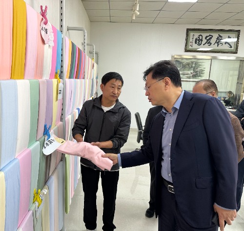 常山集團(tuán)黨委書記、董事長吳寧帶隊赴趙縣調(diào)研紡織企業(yè)