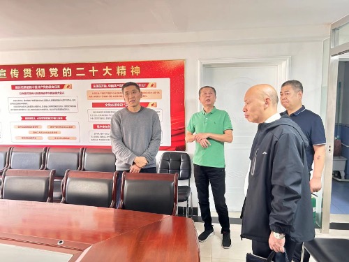 常山集團(tuán)黨委副書記何靈云到供銷公司、恒永公司、實業(yè)公司及棉四職工醫(yī)院、常山北明總部等企業(yè)進(jìn)行調(diào)研督導(dǎo)