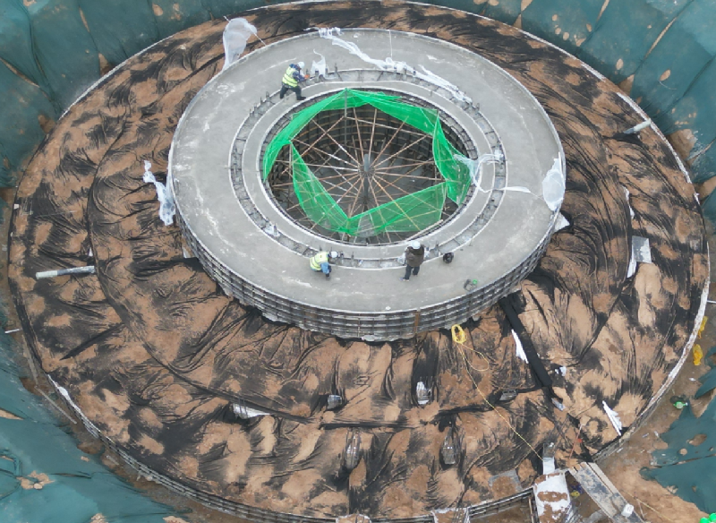 追風(fēng)聚能啟新程丨常山集團(tuán)所屬能投公司深澤風(fēng)電項目首臺風(fēng)機(jī)基礎(chǔ)澆筑完成